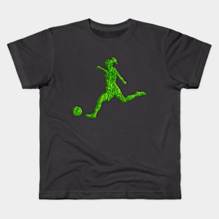 Women soccer player Kids T-Shirt